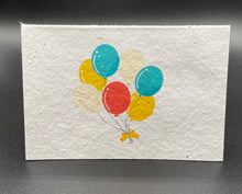 Load image into Gallery viewer, Plantable Happy Birthday Card - Balloons
