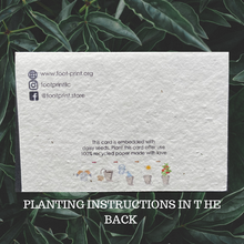Load image into Gallery viewer, Plantable Baby Shower Card - Zen Mom
