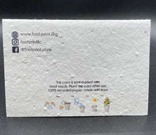 Load image into Gallery viewer, Plantable Thank You Card - Graphic design
