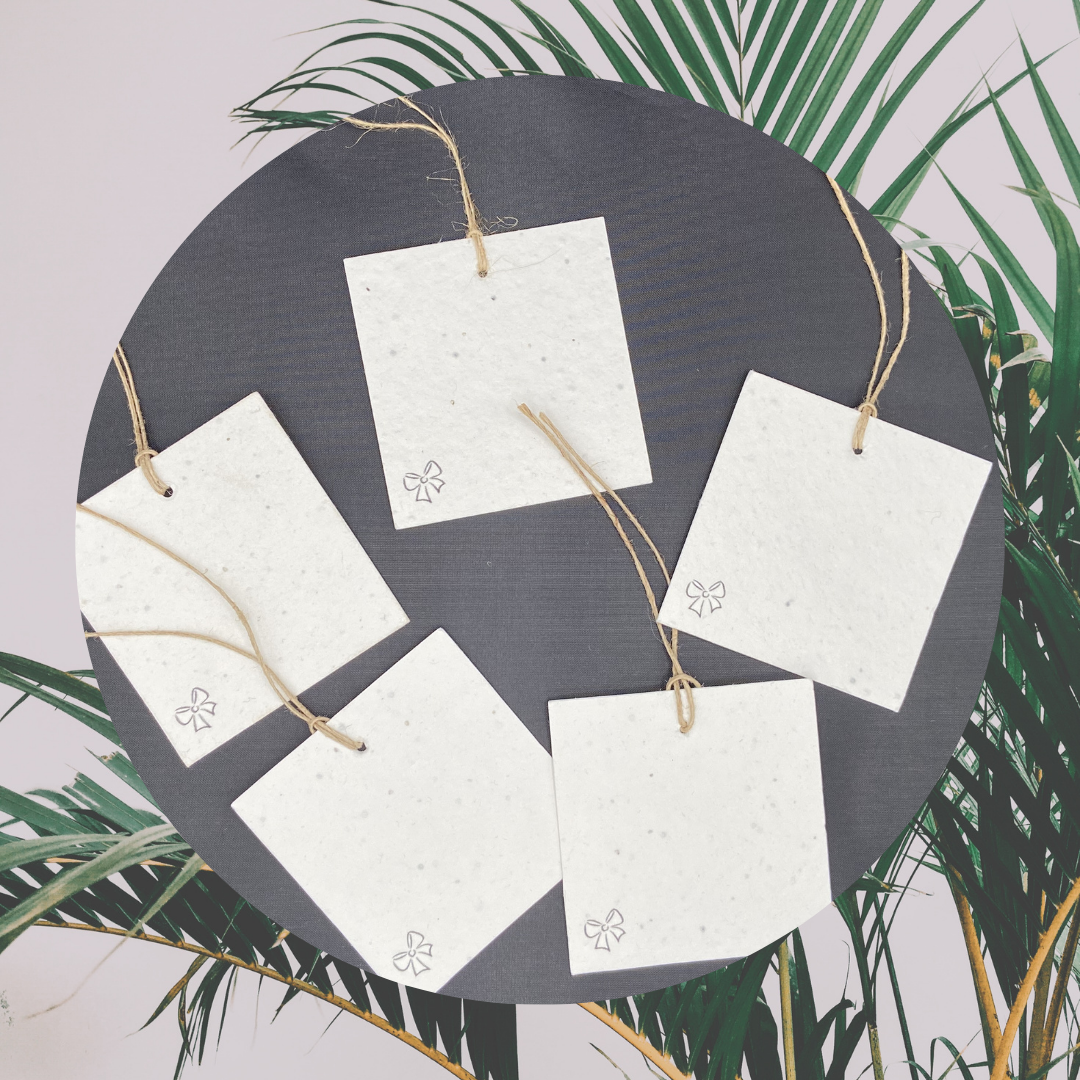 Plantable Gift Tags w/ Basil Seeds