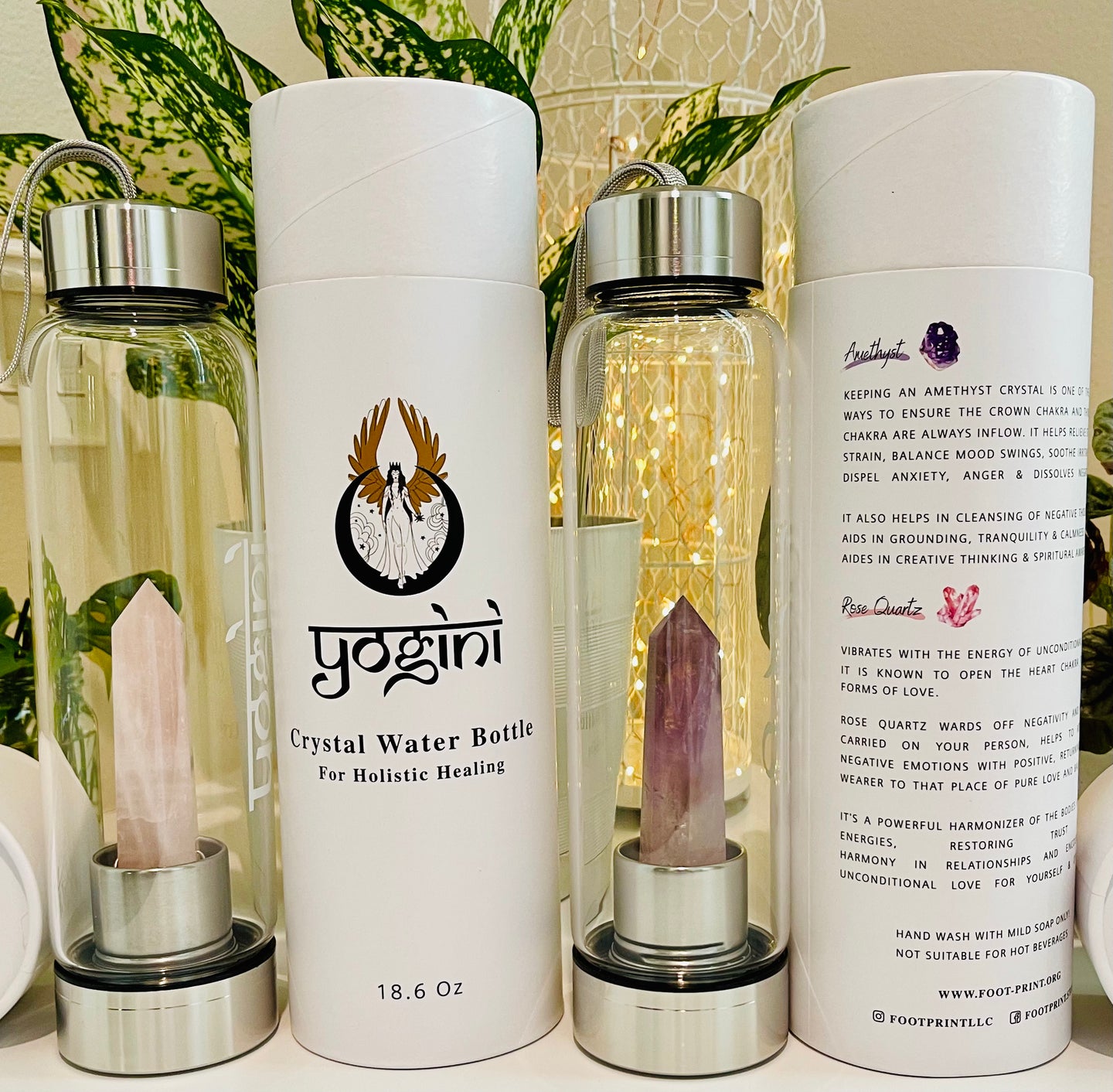 Yogini (Crystal Infusion Water Bottle)