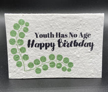 Load image into Gallery viewer, Plantable Happy Birthday Card - Leaves
