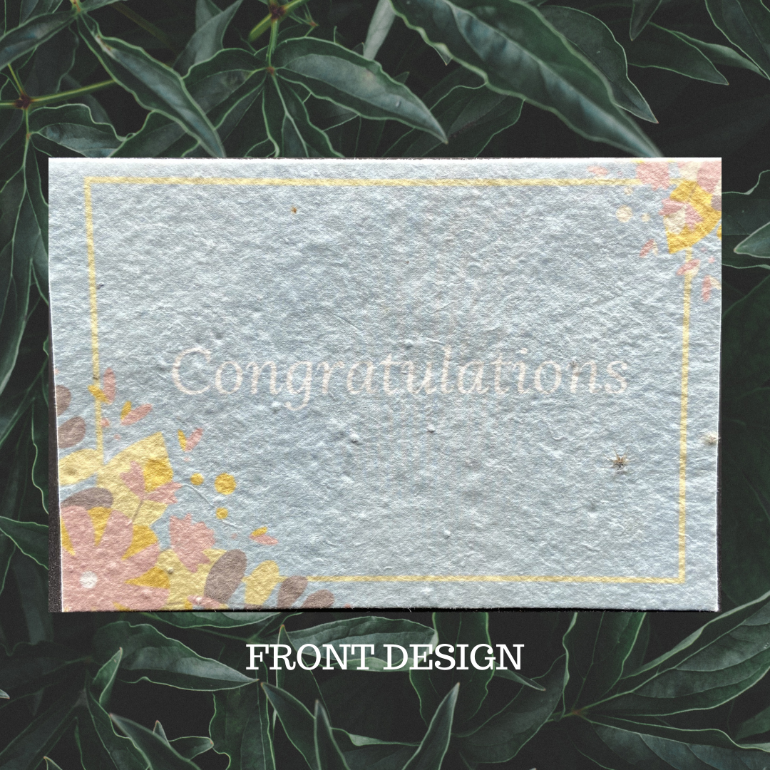 Plantable Congratulations Card