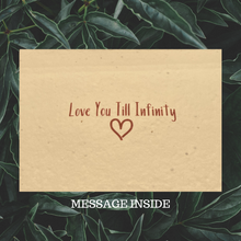 Load image into Gallery viewer, Plantable Happy Anniversary Card - Infinity Love
